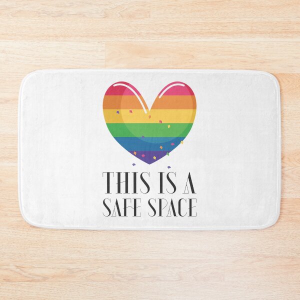 Item preview, Safe Space For Everyone - Heart - White Background designed and sold by tymngungdap.