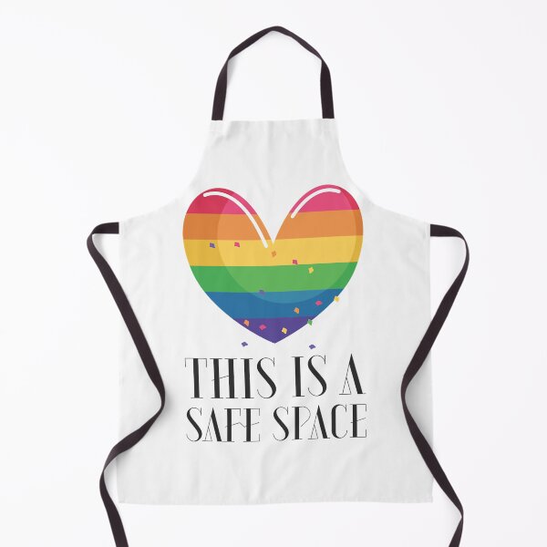 Item preview, Safe Space For Everyone - Heart - White Background designed and sold by tymngungdap.