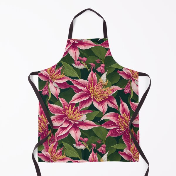 Item preview, Seamless All Over Flower Pattern fuchsia and white designed and sold by AiArtMerch.