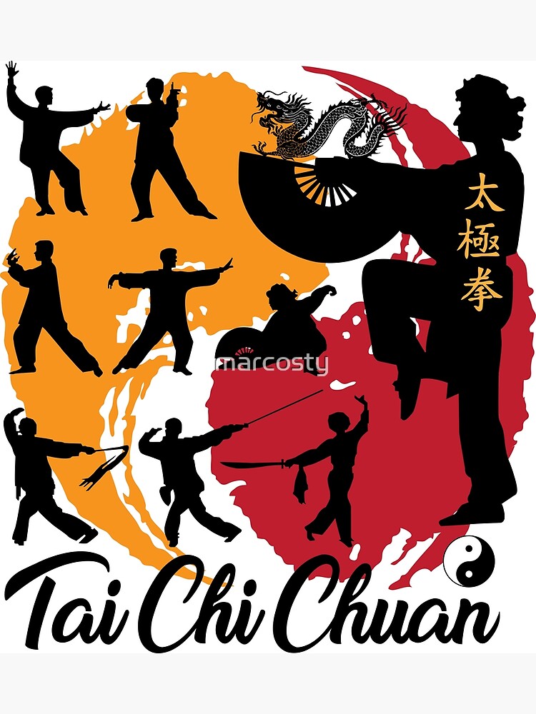 "Tai Chi Chuan" Poster By Marcosty | Redbubble