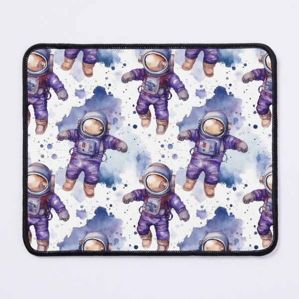 Item preview, Watercolour Astronaut Seamless Pattern designed and sold by PatternStudios.