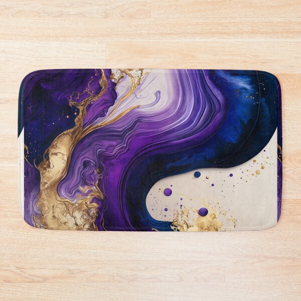 Item preview, Purple Gold Cream Colorful Stone designed and sold by Yiorgos Designs.