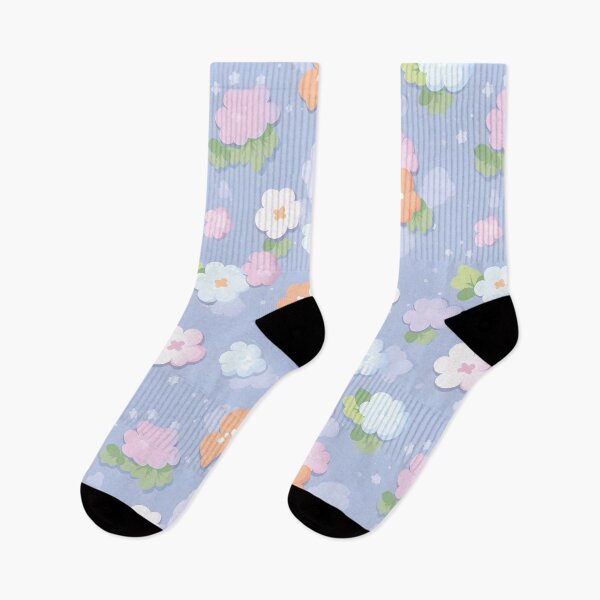 Item preview, Kawaii Pastel Summer Flowers | Kawaii Flowers | Cute Floral Pattern designed and sold by BoredF.