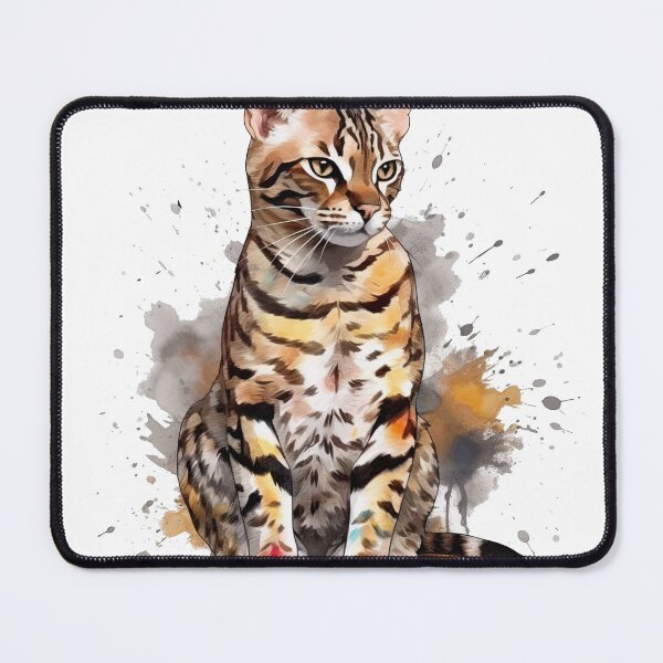 Item preview, Bengal Cat Print - Fur & Whiskers Home designed and sold by DooodleGod.