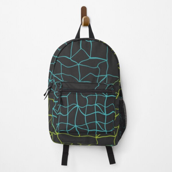Item preview, Pattern of cyan and lime green wavy cubes designed and sold by Tronstell.