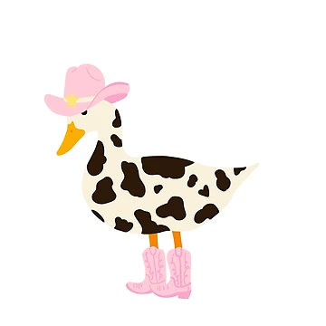 Artwork thumbnail, Cowboy Duck by RileyandRussell