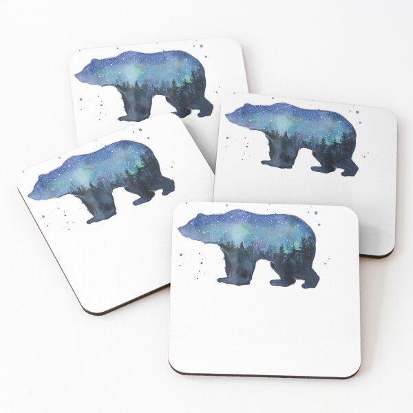 Item preview, Galaxy Forest Bear , Bear Watercolor designed and sold by PhillipClothe.