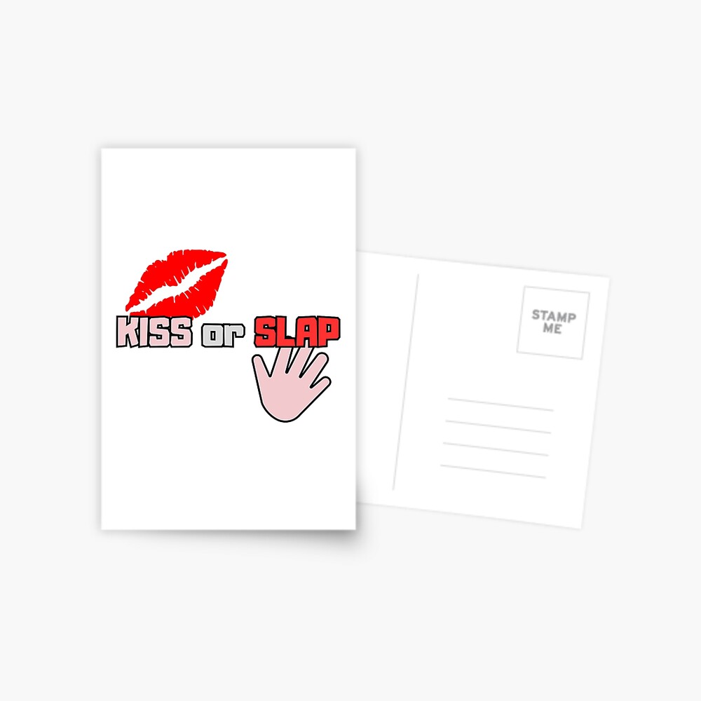 Kiss or Slap shirt, funny, game, challenge