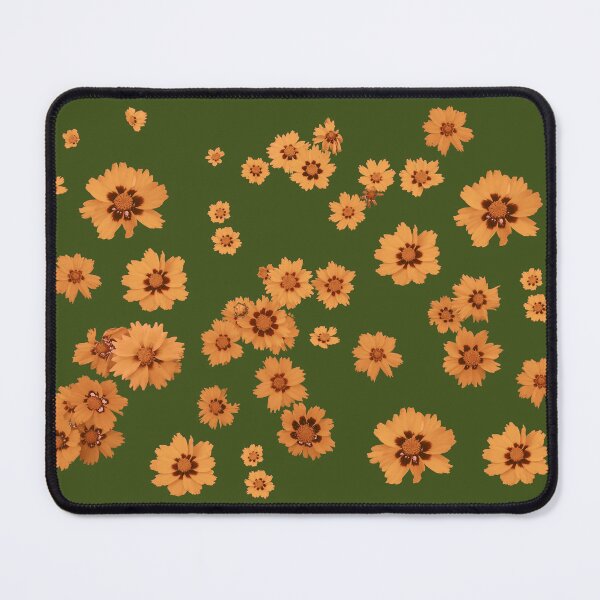 Item preview, Ochre floral pattern designed and sold by mariya-ivanova.