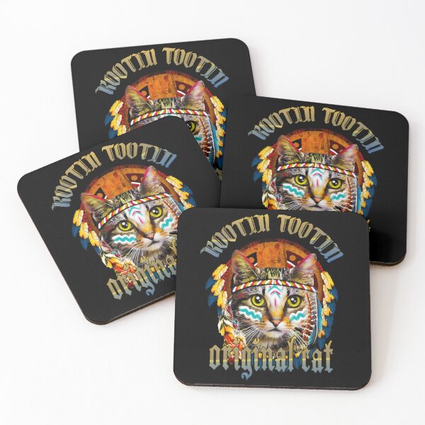 Item preview, American Indians Rootin Tootin Cowboy Cat designed and sold by robb-roseleess.