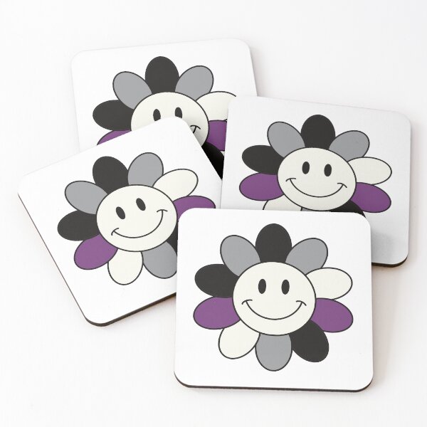 Item preview, Flor de margarita de sonrisa asexual designed and sold by Florvolcanica.