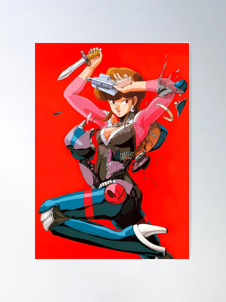【13】BUBBLEGUM CRISIS 2 ポスター 送料無料 Bubblegum Crisis 2 (Kenichi Sonoda) poster Sales