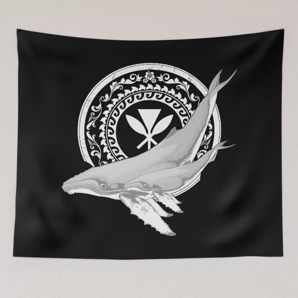 Item preview, Kanaka Maoli humpback whale designed and sold by NicGrayGraphic.