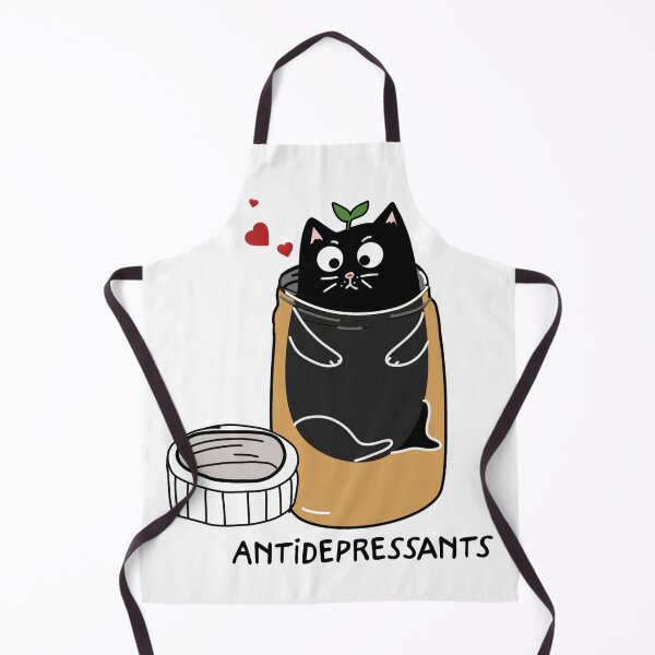 Item preview, Funny black cat antidepressant designed and sold by Acim0.