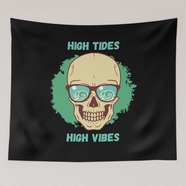 Item preview, High Tides High Vibes designed and sold by Tw1nsAIArt.
