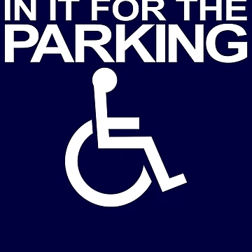 Vorschaubild zum Design In It For The Parking Handicapped Disabled Handicap Gear von DynamicDesign