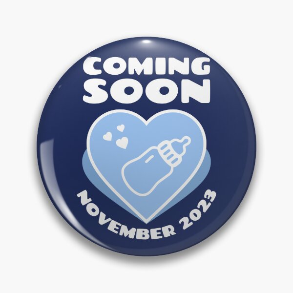 Item preview, Baby Announcement. Feeding Bottle. November 2023. Coming soon. Birthday designed and sold by KristinaNEL.
