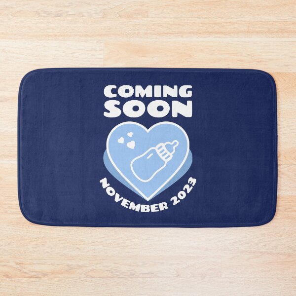 Item preview, Baby Announcement. Feeding Bottle. November 2023. Coming soon. Birthday designed and sold by KristinaNEL.