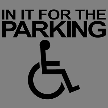Vorschaubild zum Design In It For The Parking Handicapped Disabled Handicap Gear von DynamicDesign