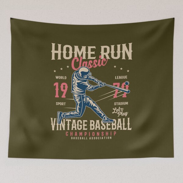 Aperçu de l'œuvre Home Run Classic - 1979 - Championnat de baseball vintage créée et vendue par flipper42.