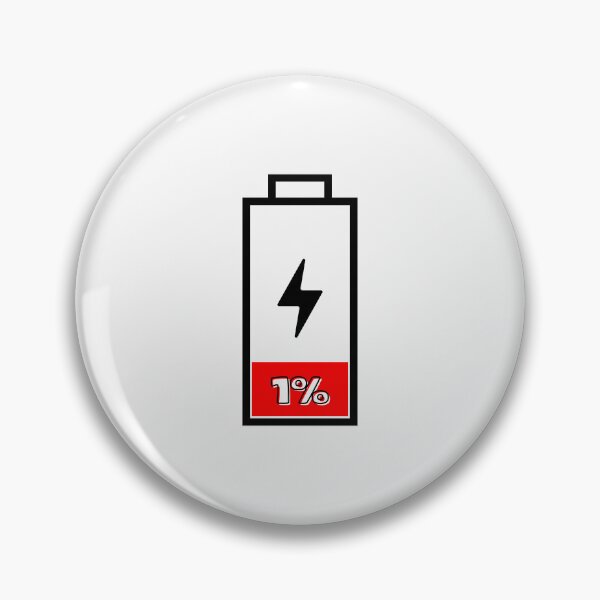 Item preview, Battery 1% designed and sold by Moliza.