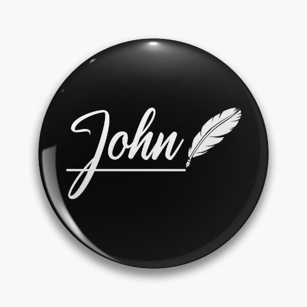 Item preview, John fountain pen (black background) designed and sold by Marlon Oseguera.