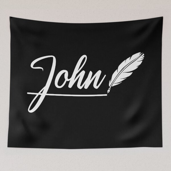 Item preview, John fountain pen (black background) designed and sold by Marlon Oseguera.