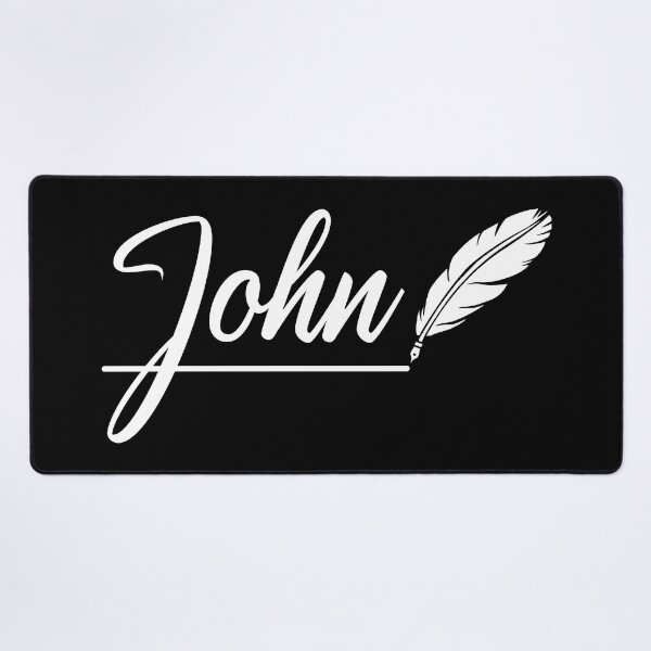 Item preview, John fountain pen (black background) designed and sold by Marlon Oseguera.