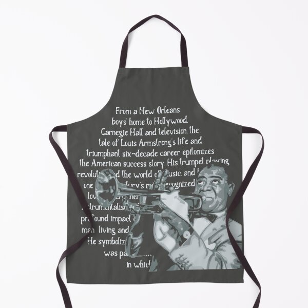 Item preview, Louis Armstrong Portrait And Quote designed and sold by Unhinged Heather.