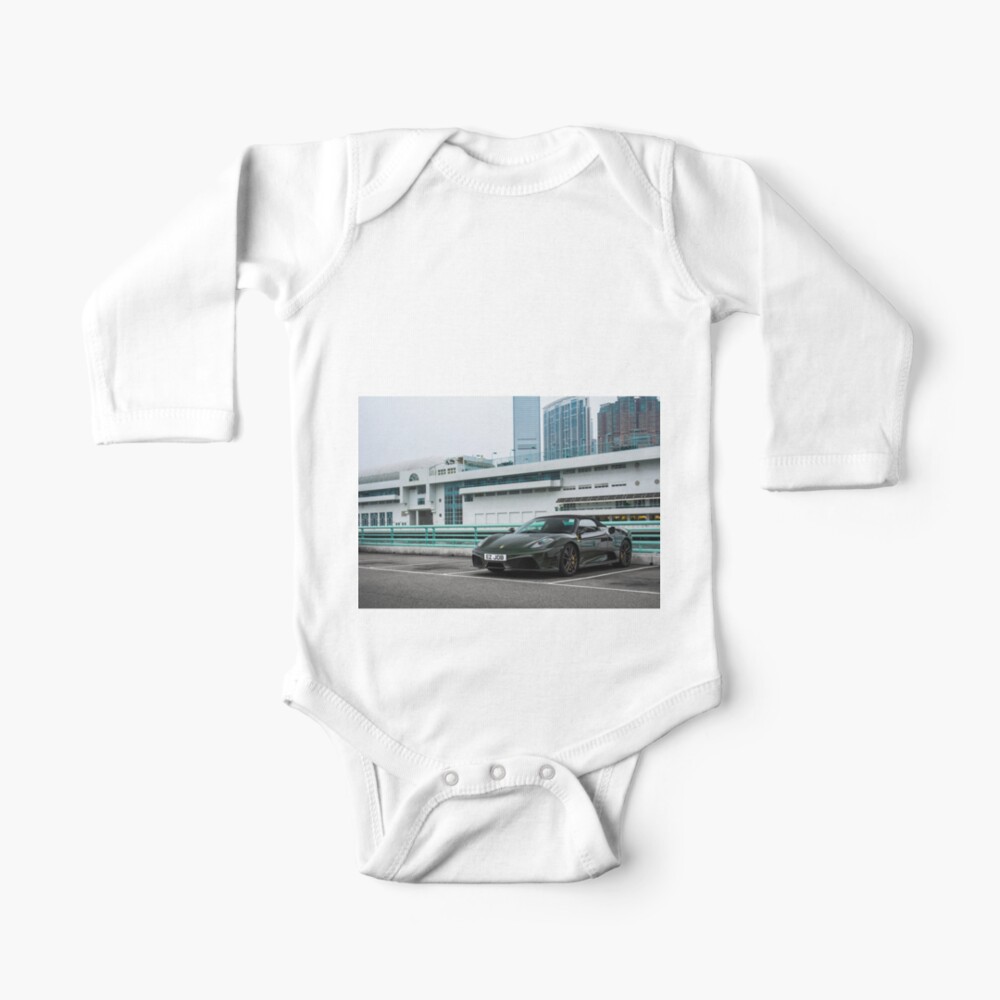 Ferrari 430 Scuderia 16m Green Baby One Piece By Ricoliu Redbubble