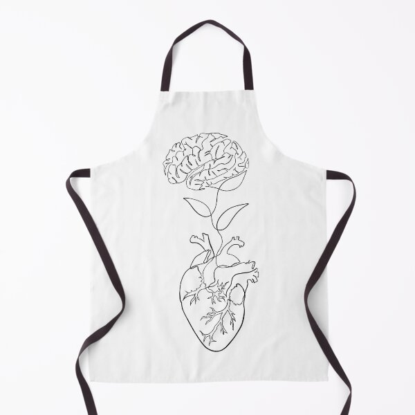 Item preview, Heart And Brain Art Connected designed and sold by One line art by Valeriya.