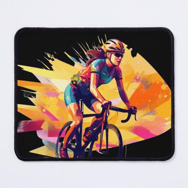 Item preview, A woman riding a bicycle designed and sold by Jaro90.