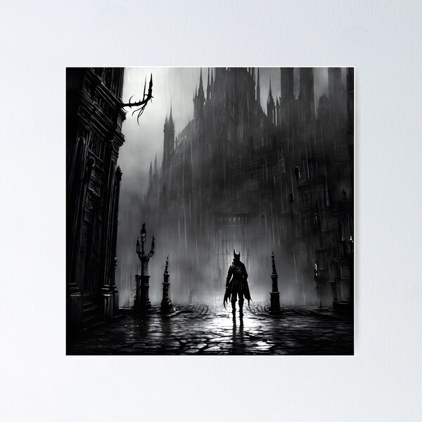 Artikel-Vorschau von Bloodborne-Stadt, designt und verkauft von WildFangDesign.