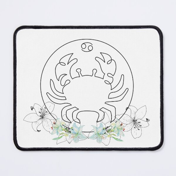 Item preview, cancer zodiac horscope astrology lys flower june july designed and sold by DESIGNIRIS.