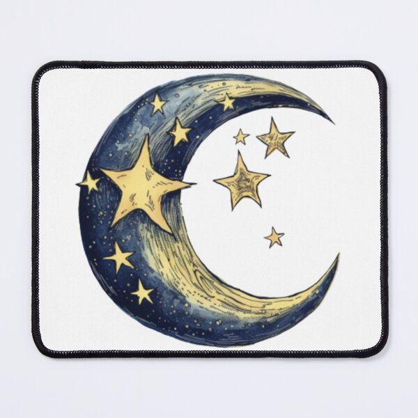 Item preview, Moon and Stars designed and sold by PrintEmporium1.