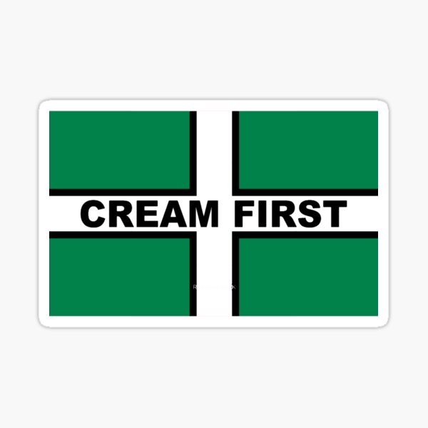 Artikel-Vorschau von Creme First Devon Flag of Saint Petroc Statement T-Shirt, Poster, Aufkleber, Druck, Poster usw, designt und verkauft von NicholasEvans4.