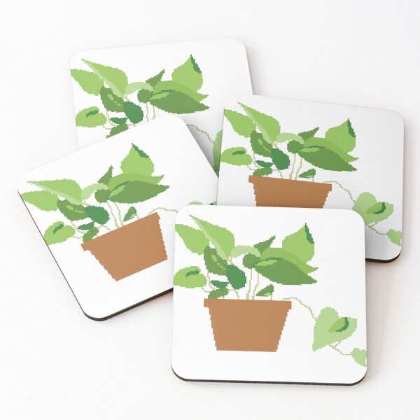 Item preview, Pixel Art: Pothos House Plant designed and sold by Iyuda.