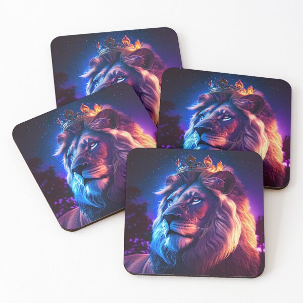 Item preview, Majestic Lion with Crown designed and sold by RobertoGreen.
