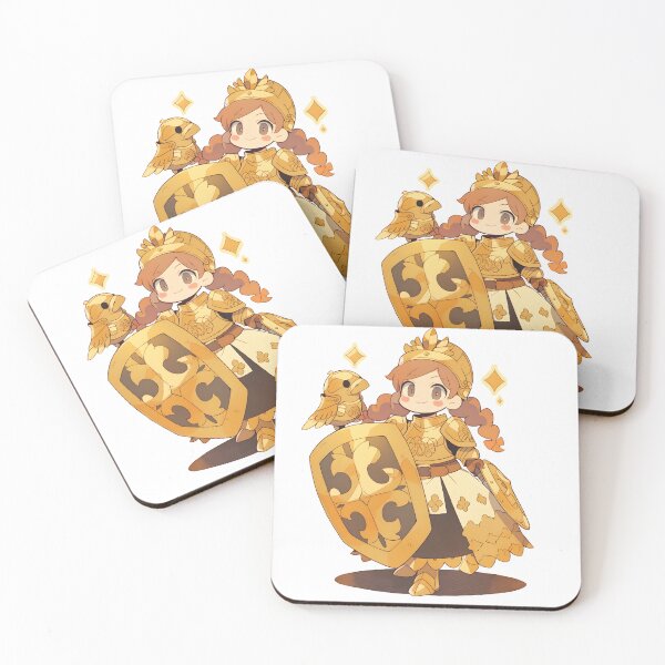 Item preview, Golden Armor Girl designed and sold by HVIUXLEE.