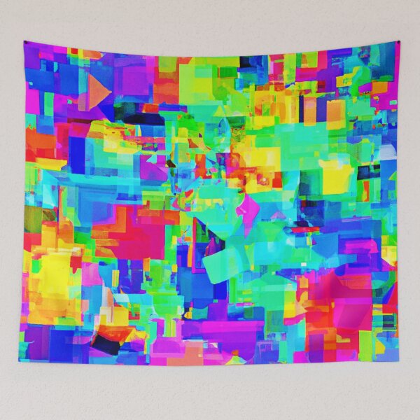 Item preview, Vibrant Abstract Pattern designed and sold by Health And Fitness Posts e-Store.
