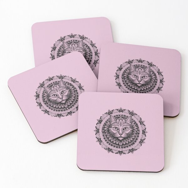 Item preview, Serene Cat Mandala designed and sold by Visual-Elixir.