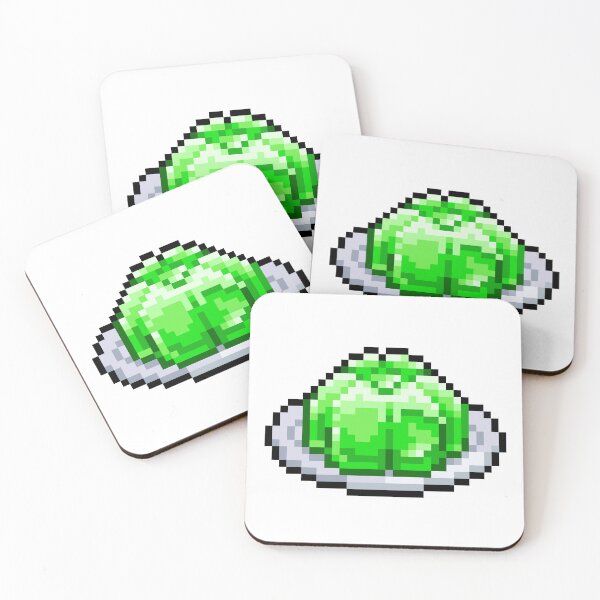 Item preview, Pixel Green Jelly - pixel food art designed and sold by LittleFoodShop.
