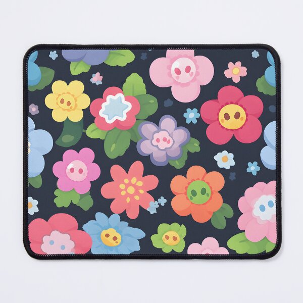 Item preview, Flores lindas del animado de Kawaii | Flores rosas kawaii | Flor adorable designed and sold by BoredF.