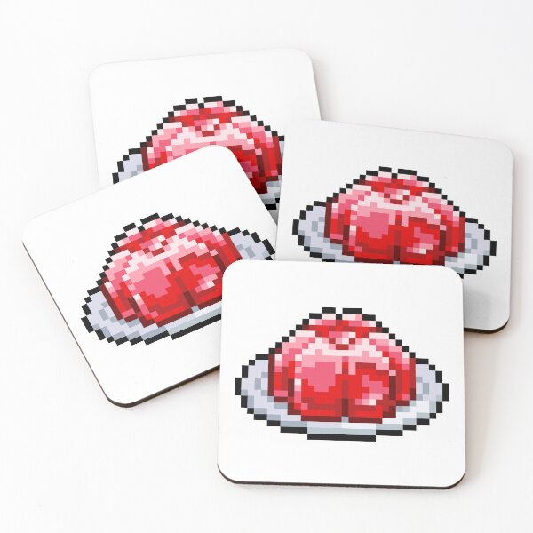 Item preview, Pixel Red Jelly - pixel food art designed and sold by LittleFoodShop.
