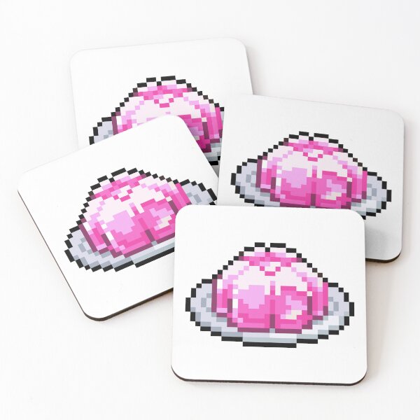 Item preview, Pixel Pink Jelly - pixel food art designed and sold by LittleFoodShop.