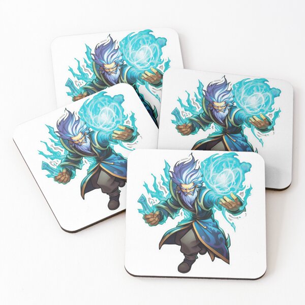 Item preview, Mad Fluidic Sorcerer: Mastery of the Aqua Arcana - Sticker designed and sold by TeeeCrafted.