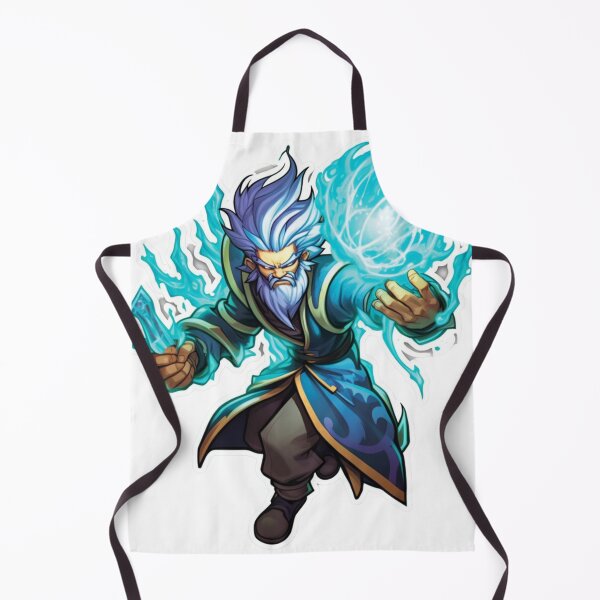 Item preview, Mad Fluidic Sorcerer: Mastery of the Aqua Arcana - Sticker designed and sold by TeeeCrafted.