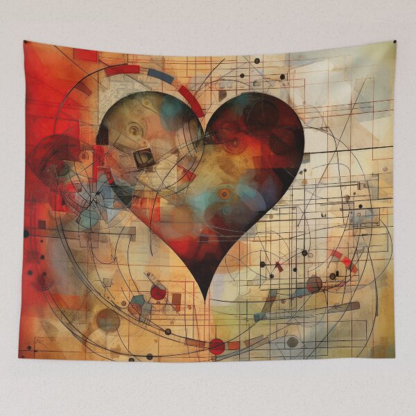 Item preview, MATHEMATICAL ABSTRACT OF LOVE designed and sold by ArtbyRolleen.