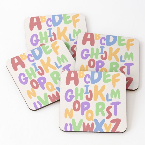 Item preview, Alphabet pattern children's decor designed and sold by Firmly Planted Prints.