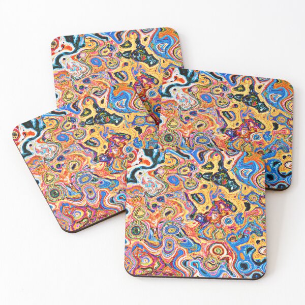 Item preview, Dynamic and Vibrant Abstract Pattern designed and sold by Health And Fitness Posts e-Store.